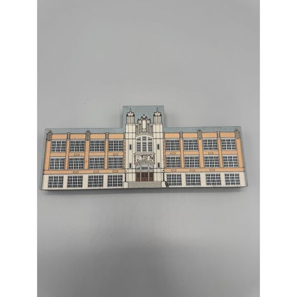 1995 Beaver Falls High School PA Wood Shelf Sitter Hometowne Collectible READ - Picture 1 of 9